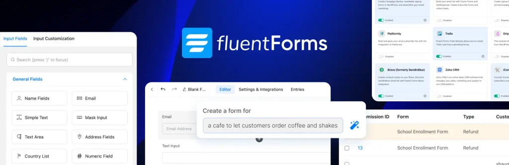 Fluent Forms highlighted as a feature-rich WordPress form builder with flexible licensing