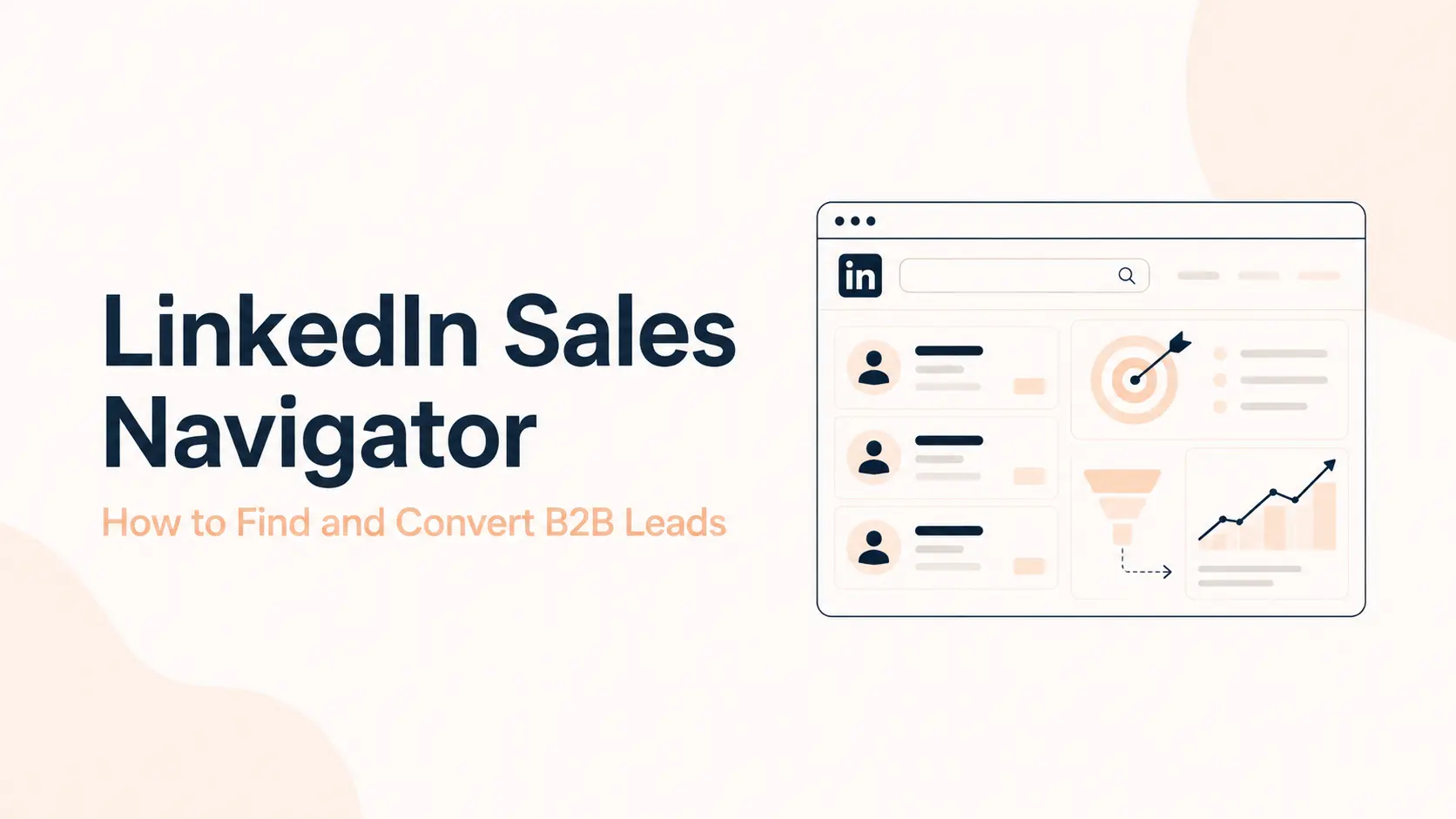 LinkedIn Sales Navigator Guide: How to Find and Convert B2B Leads