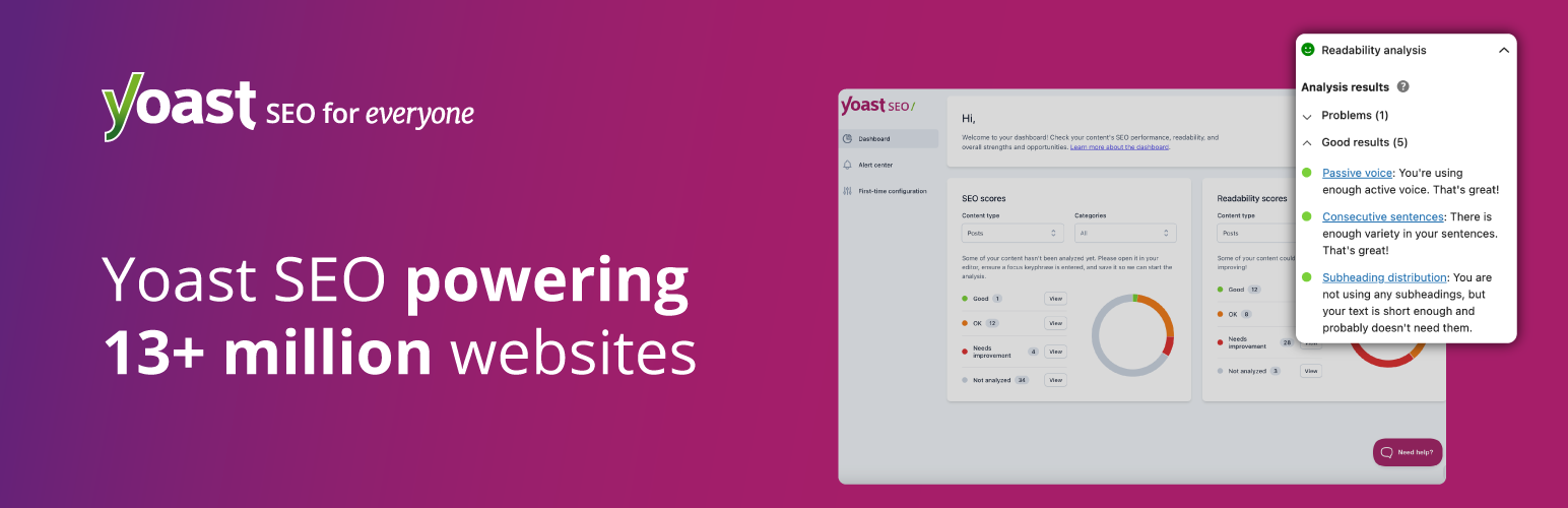Yoast SEO plugin banner from WordPress.org